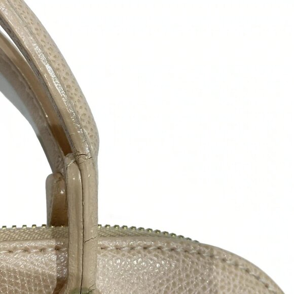 Auth FURLA Piper - Beige Leather Handbag - Picture 7 of 13